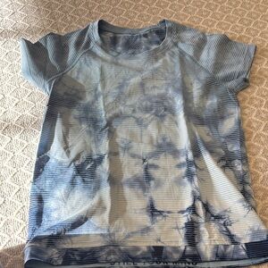 Blue and Gray Tie-Dye lululemon T-Shirt